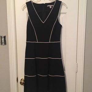 Black and white Banana Republic dress